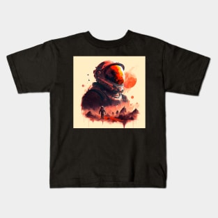 Space Mars exploration Kids T-Shirt